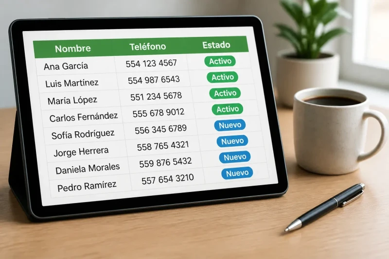 Estructura tu base de datos de clientes desde cero