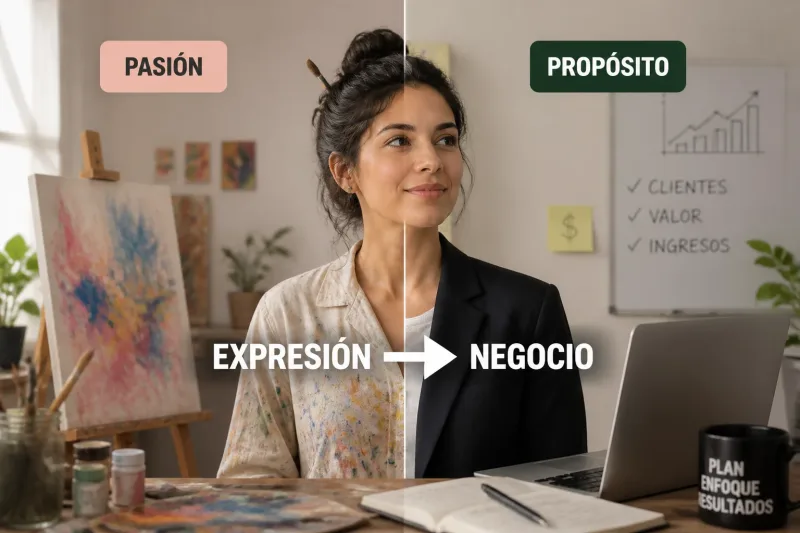 Diferencia entre crear por expresión y crear con intención comercial