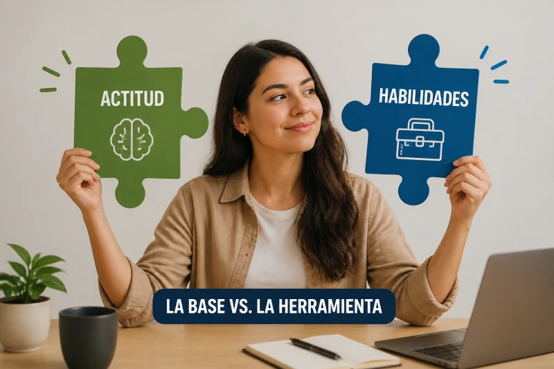 Diferencia entre actitud emprendedora y habilidades emprendedoras
