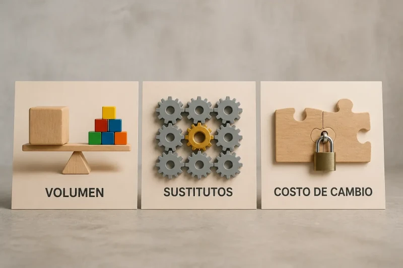 Factores que aumentan o reducen el poder de compra de clientes