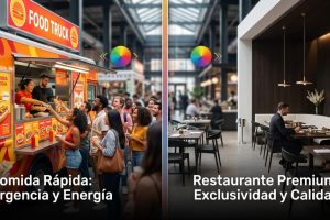 Colores para Negocios de Comida que Atraen Clientes